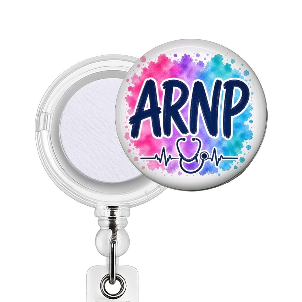 ARNP Badge Reel & Topper Nurse Practitioner Advanced Registered Nurse Gift